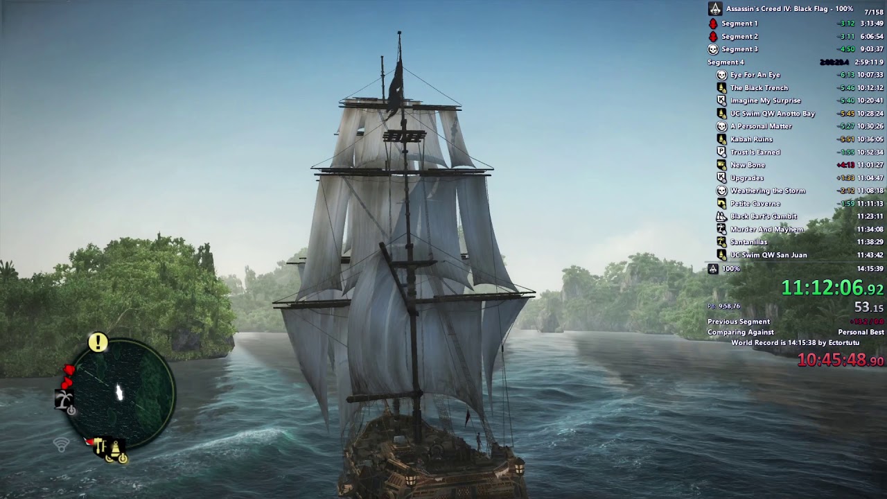 Assassin's Creed IV: Black Flag 100% Speedrun in 14:24:48 (Part 2/2) (Obsolete)