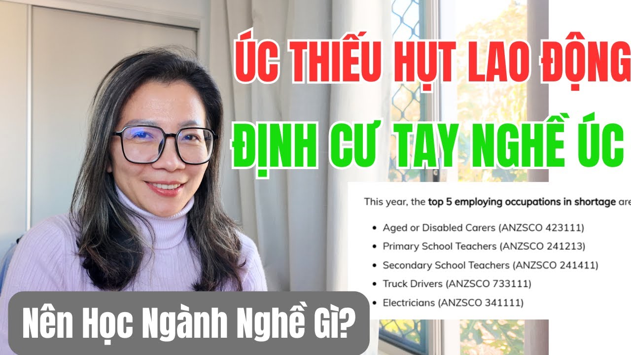 &Uacute;c Thiếu Hụt Lao Động Nghi&ecirc;m Trọng - Nghề G&igrave; Dễ Kiếm Việc Ở &Uacute;c? - Định Cư Tay Nghề &Uacute;c N&ecirc;n Học G&igrave;?