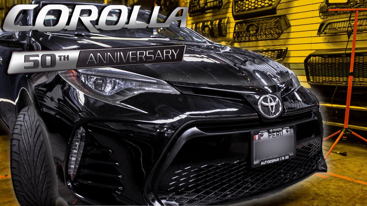 Conversión Parachoque TOYOTA COROLLA LE al Modelo COROLLA 50 ANIVERSARIO
