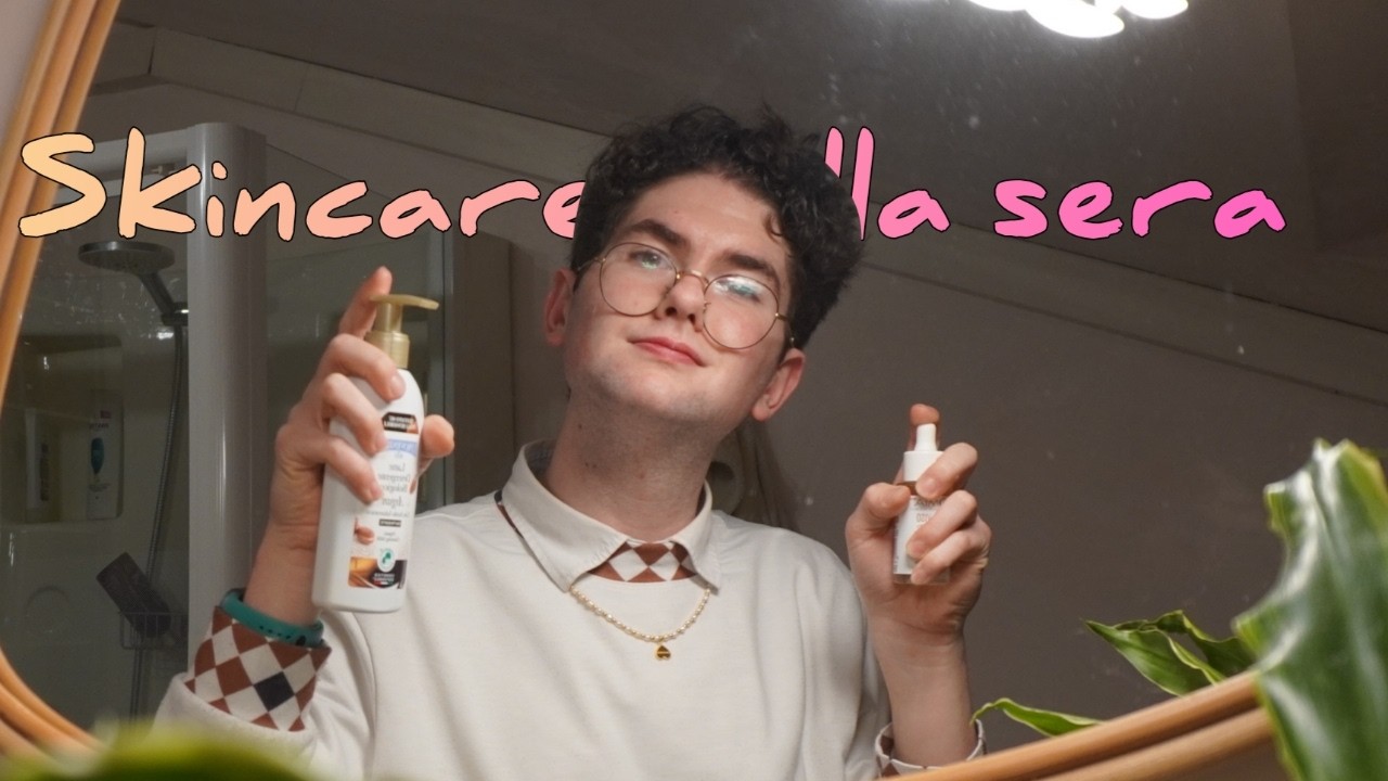 Facciamo assieme la SKINCARE della sera - Bubble ASMR 4K