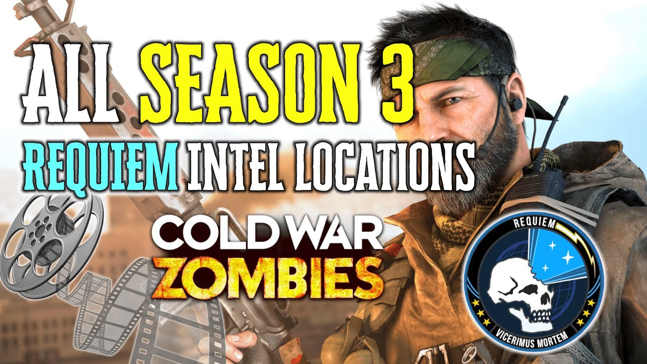 ALL SEASON 3 REQUIEM INTEL LOCATIONS (LAUNCH & RELOADED) Cold War Zombies