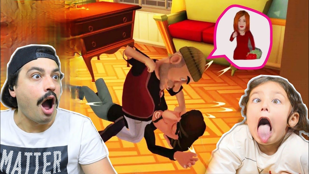 ACEMİ HIRSIZLAR BİRBİRİNİ YUMRUKLADI KAVGA ETTİLER 😨YILBAŞI GÜNCELLEMESİ | Scary Robber Home Clash