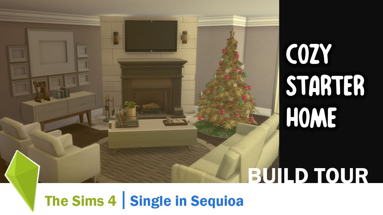 Single In Sequoia: Cozy Sims 4 Starter Home Tour & Story Build