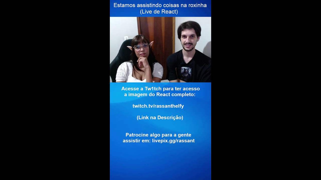Reagindo a coisas na Roxinha (Link na descrição abaixo)