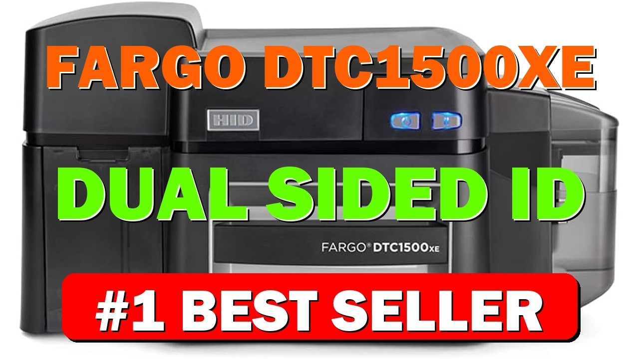 Fargo DTC1500xe Dual Sided ID Card Printer - B09B8KWK8K