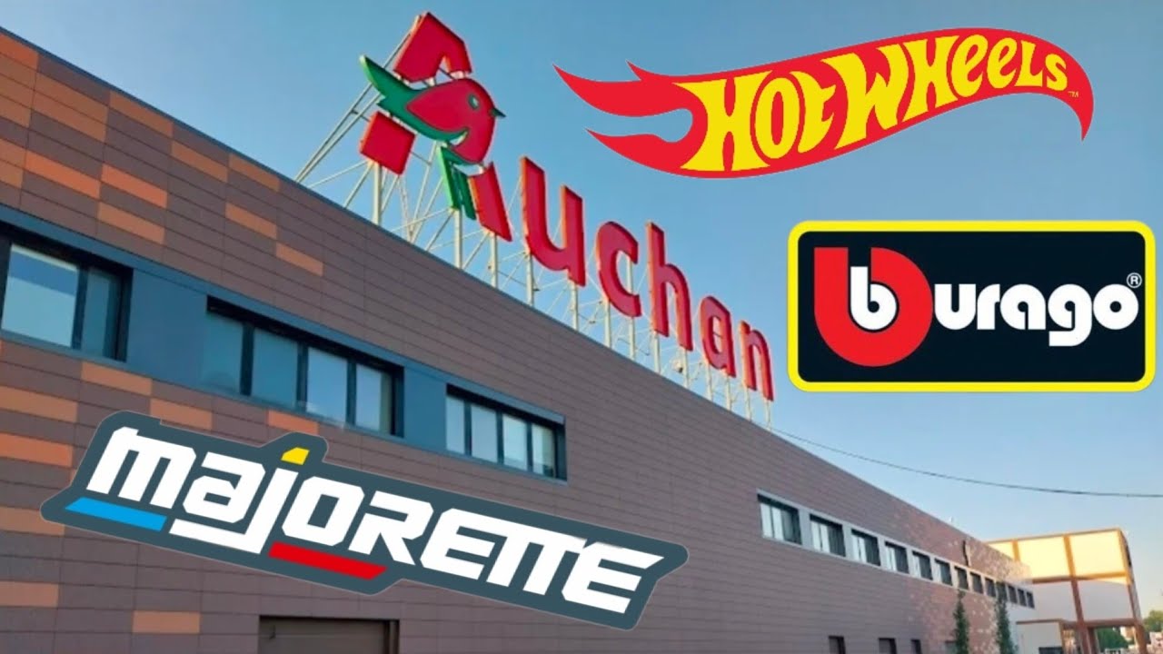 Давайте поищем литые модели автомобилей! Гипермаркет Auchan, Ронк.
