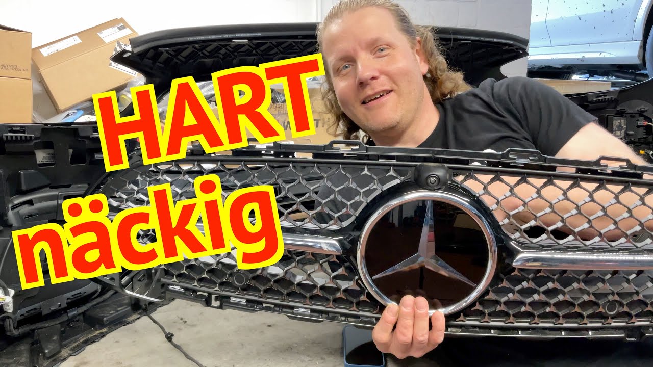 Grill ausbauen C Klasse 206 Mercedes ausbauen how to remove grille c class