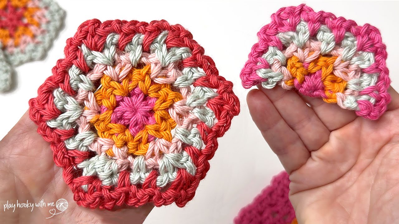 The Open Moss Stitch Hexagon & How to Keep it Flat 🧶💕
