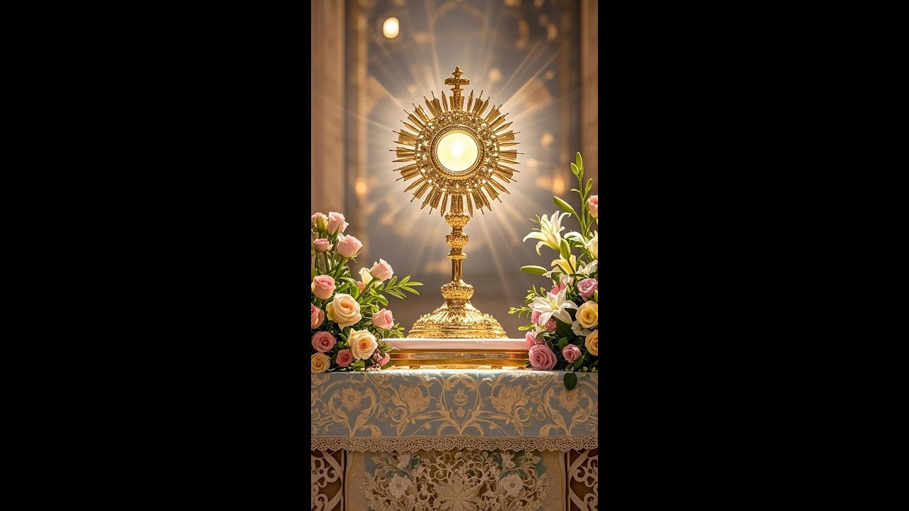 5 MINUTOS COM JESUS NO SACRAMENTO – O Amor Que Não Desiste De Te Esperar ⏳❤️