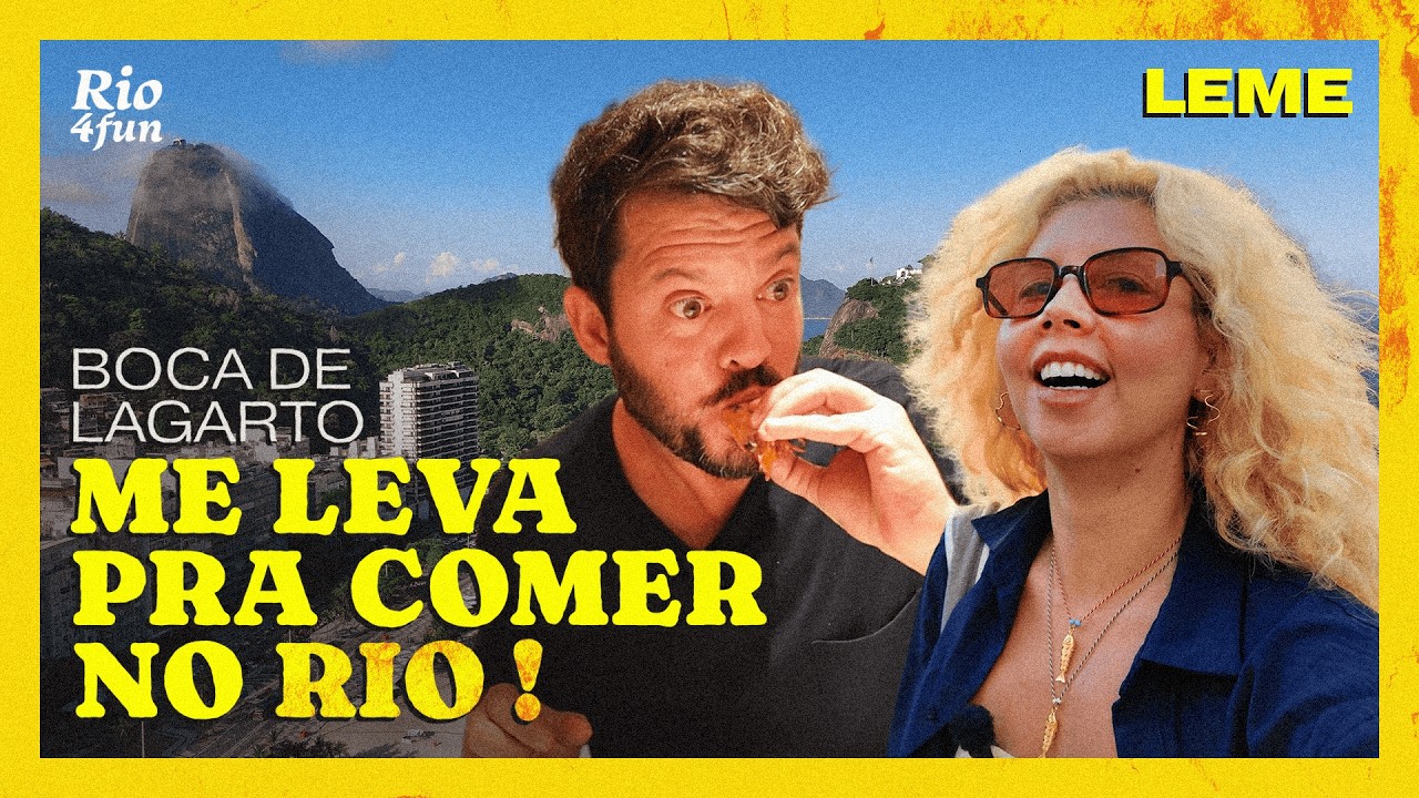 BOCA DE LAGARTO me leva para COMER no Rio | LEME