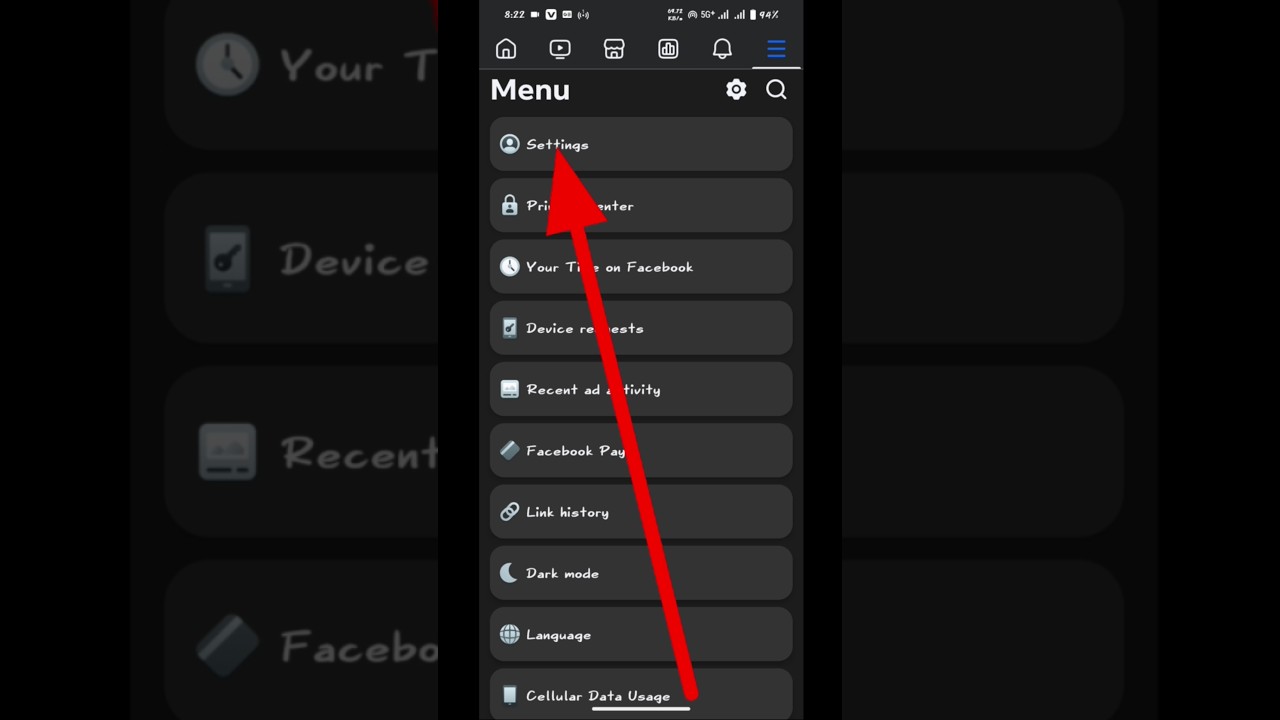 facebook me watch video ka option kaise laye #youtubeshort #android