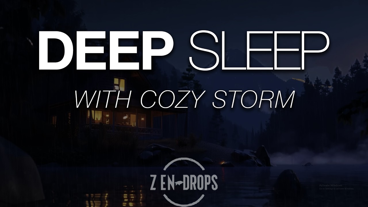 Sleep BETTER with 3 Hours of Relaxing Rain and Thunder Sounds