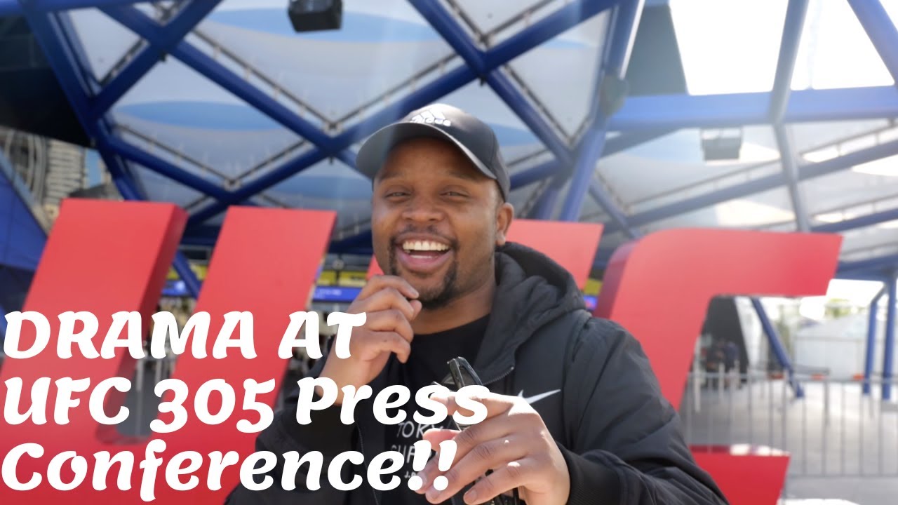 I ATTENDED UFC 305 Press conference at the RAC Arena, and this happened!!