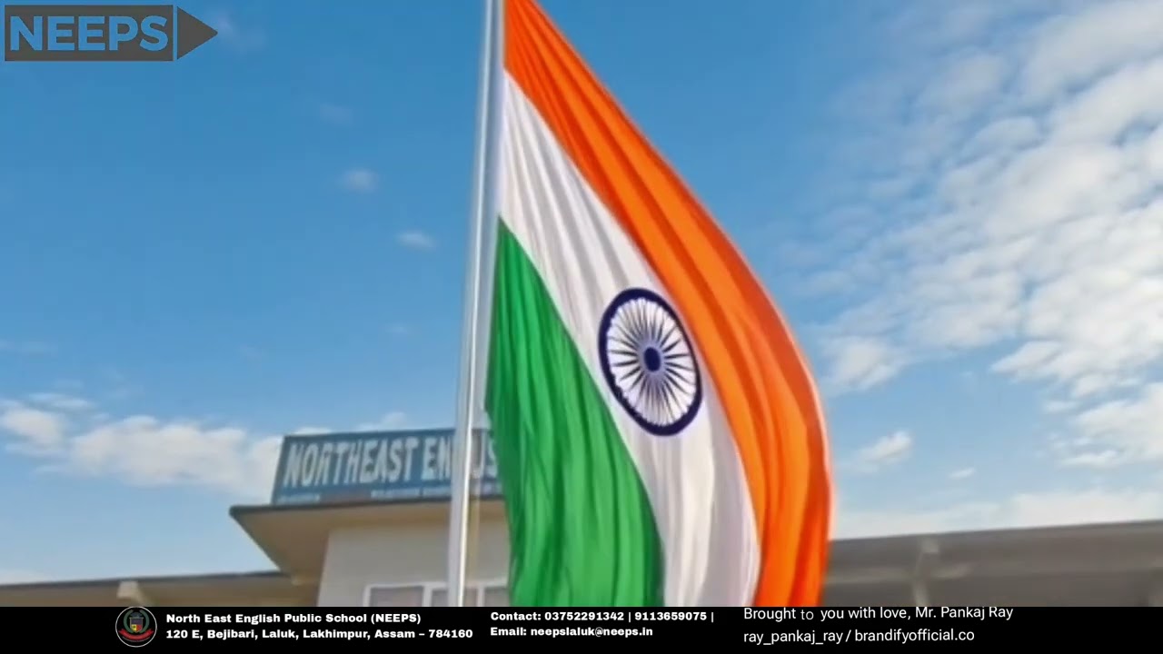 Celebrating the 77th republic day at NEEPS