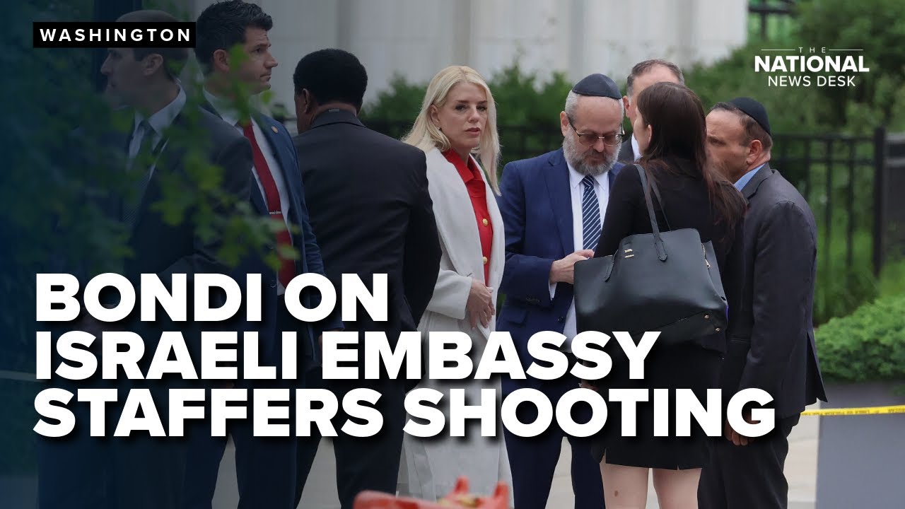 AG Pam Bondi visits site of Israeli embassy staffers shooting in Washington DC