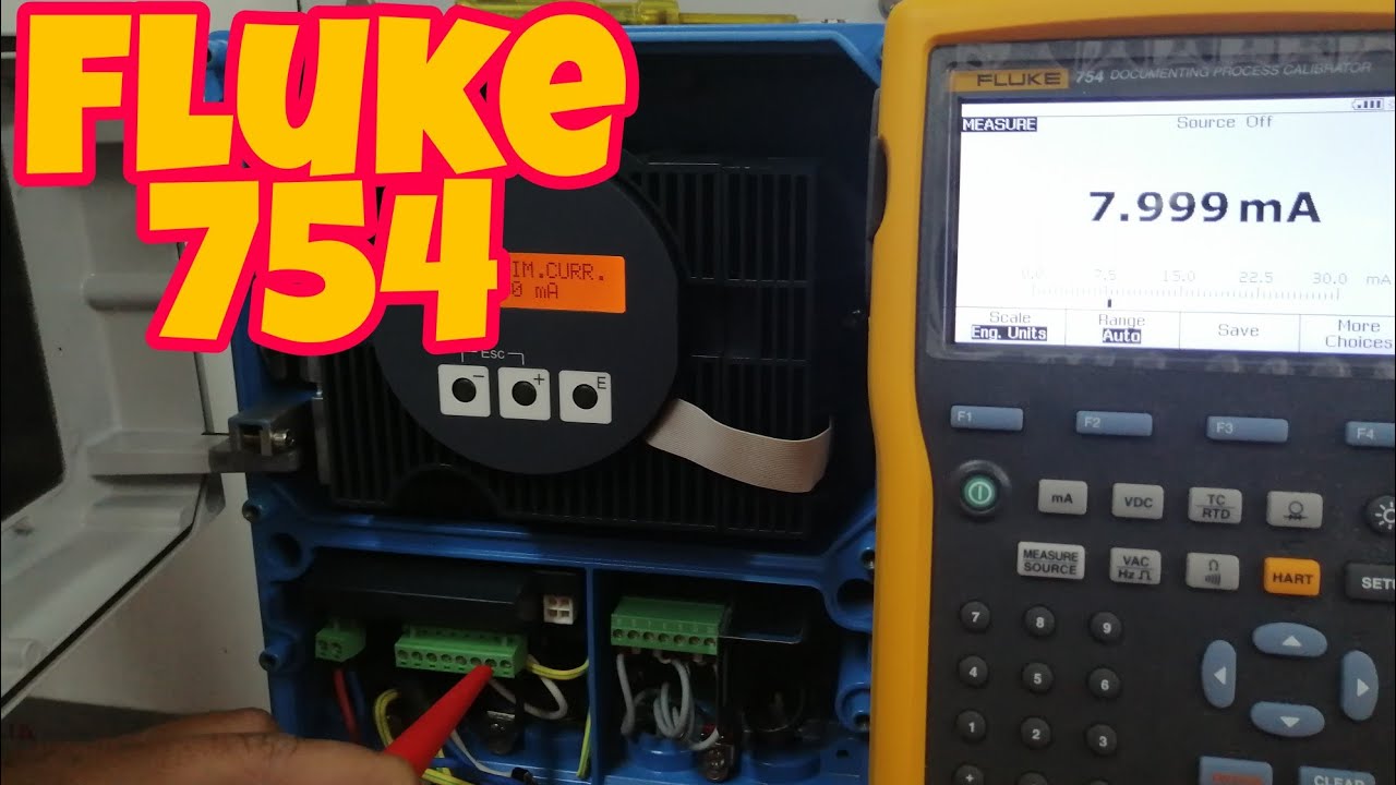 FLOW CONTROL VALVE LOOP CALIBRATION l USING FLUKE 754 DOCUMENTING PROCESS CALIBRATOR
