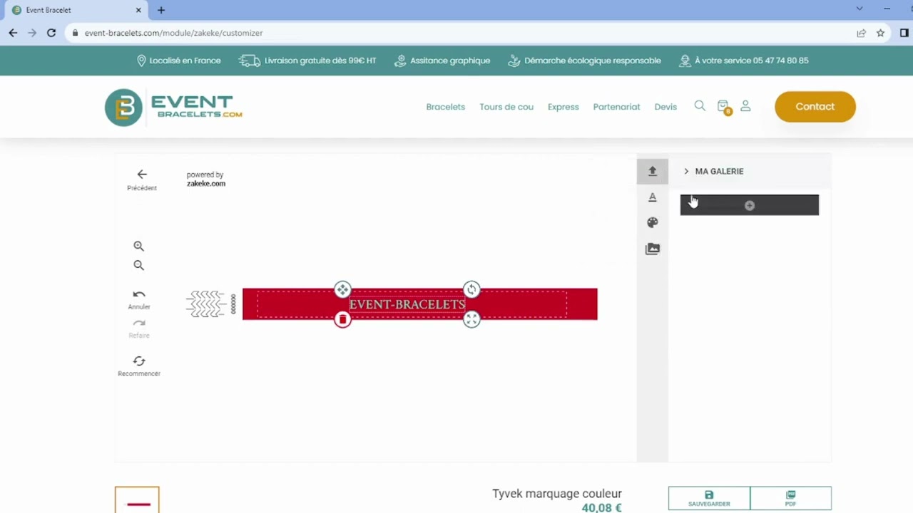 Comment personnaliser son bracelet événementiel