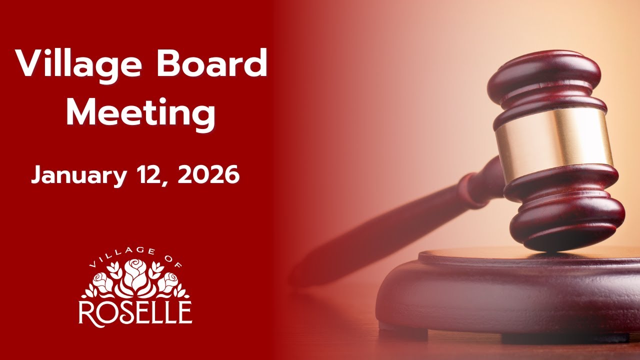 Village Board Meeting - January 12, 2026