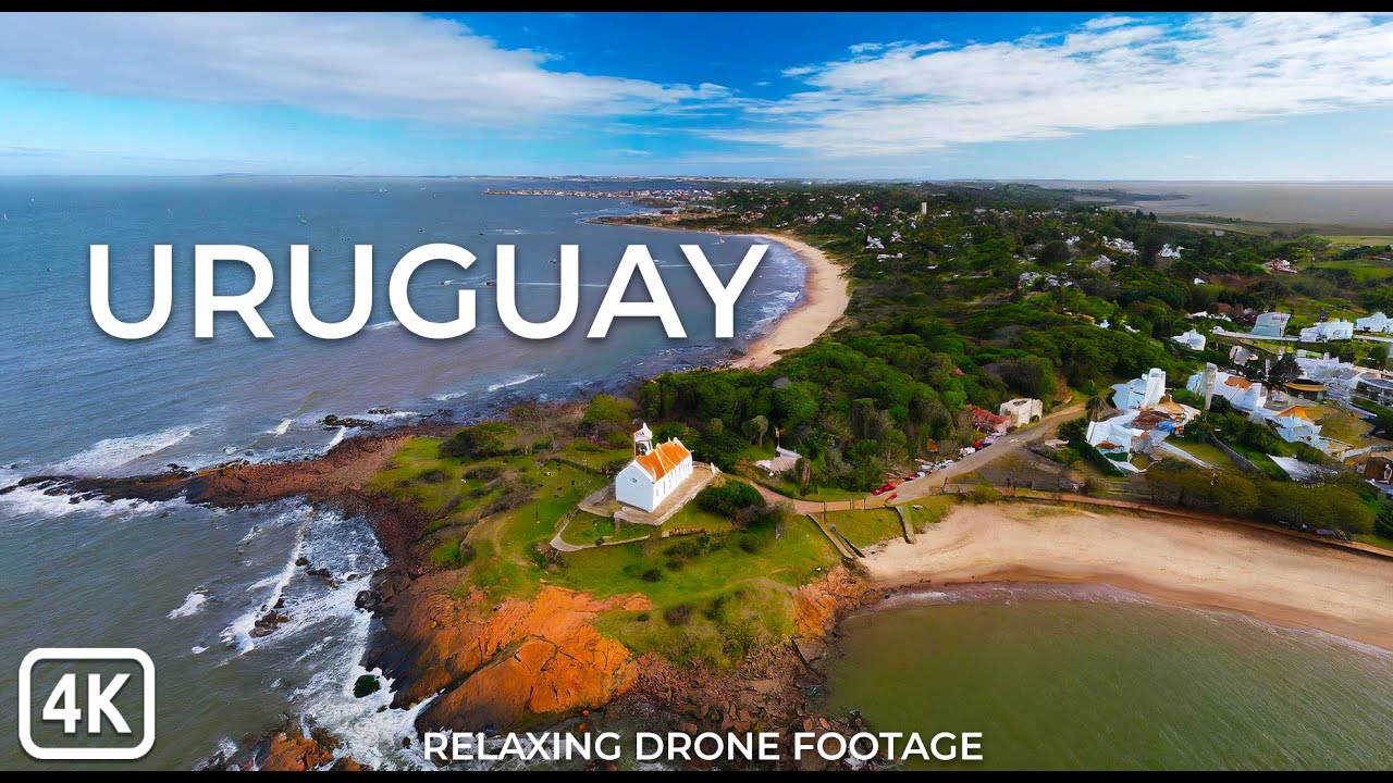 Unique Uruguay 4K: Stunning Drone Views with Soothing Music