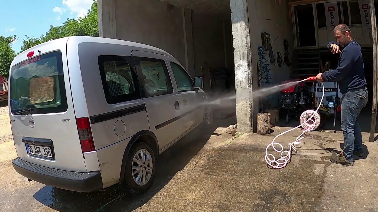 Bolat PB 222  Pulverizatör İlaçlama 200lt pompa Test ve kullanımı / Pulverizatör ile Araba Yıkadım