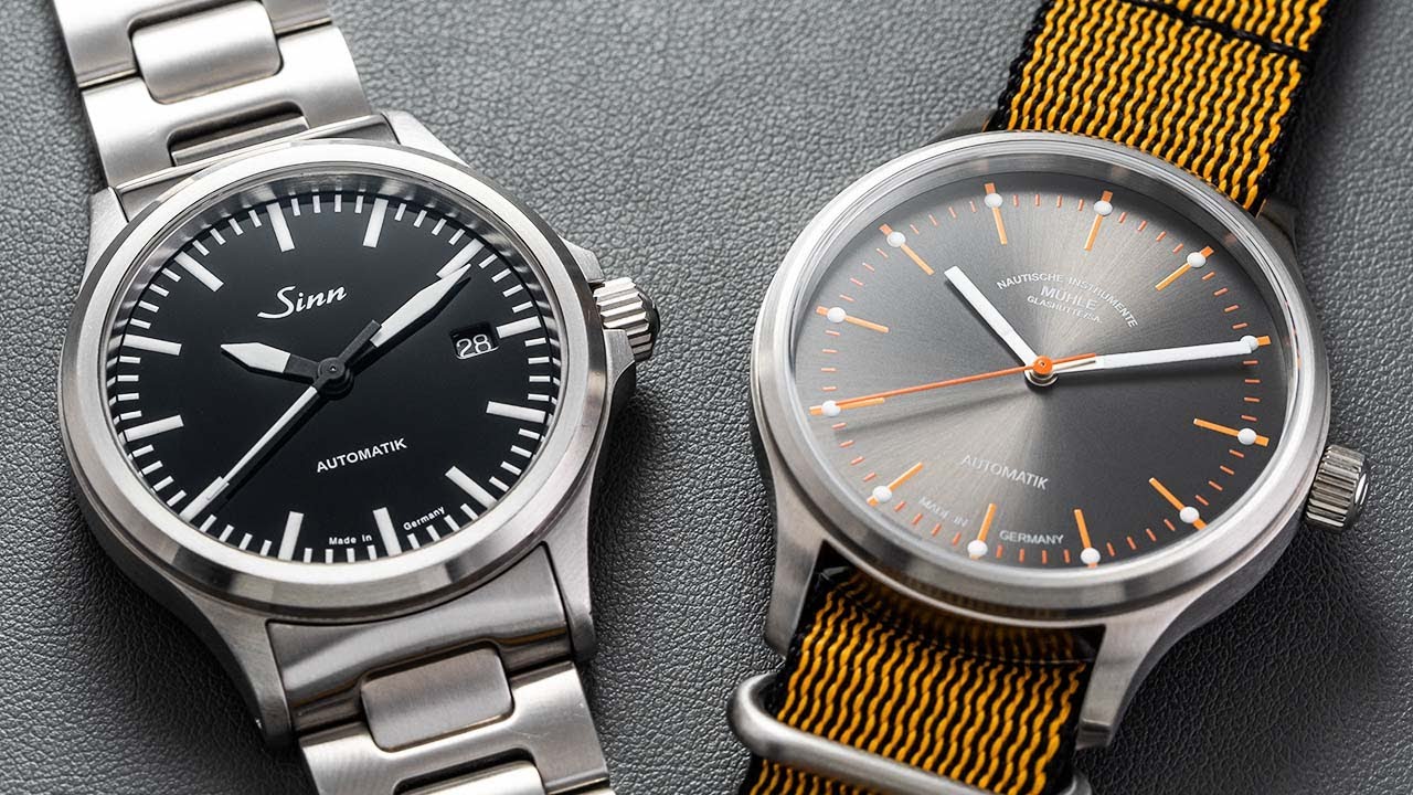 Двое из ЛУЧШИХ немецких часов для повседневного ношения — Sinn 556 I и Mühle Glashütte Panova