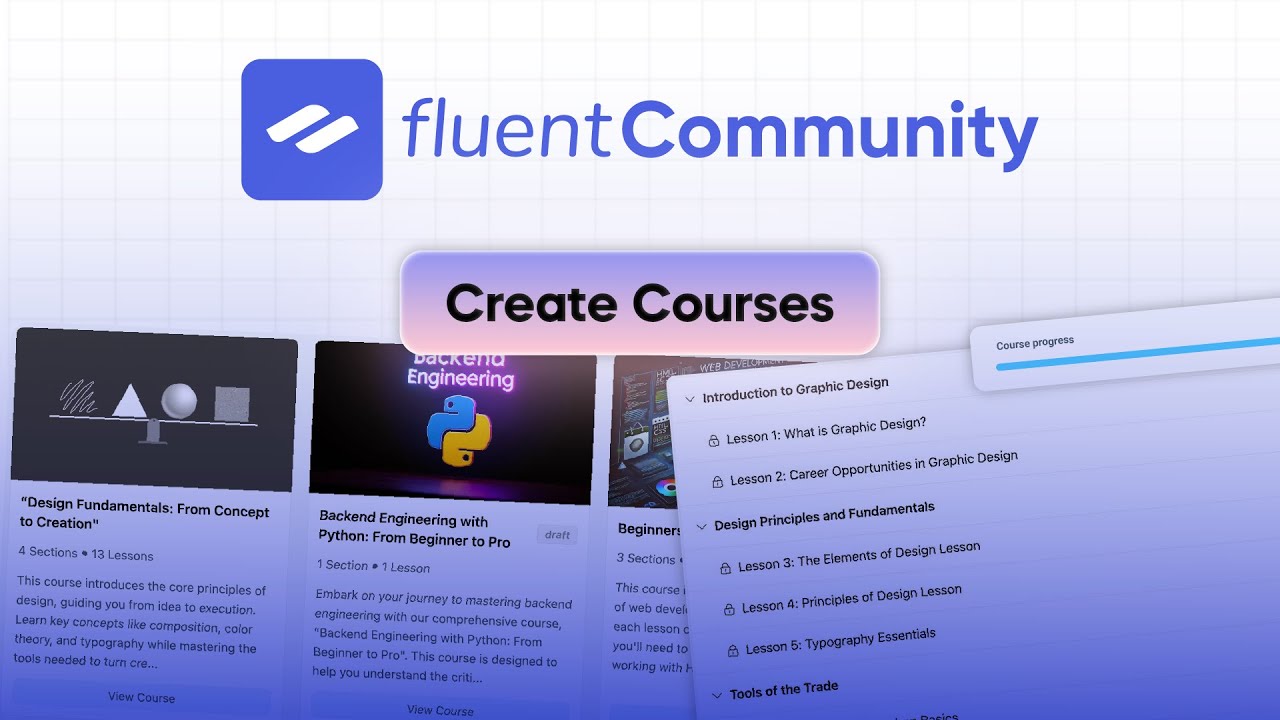 How to Create Courses in FluentCommunity