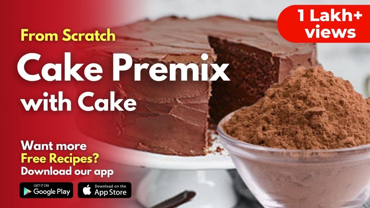 Homemade Cake Premix with Cake Recipe LIVE by Swad Cooking
