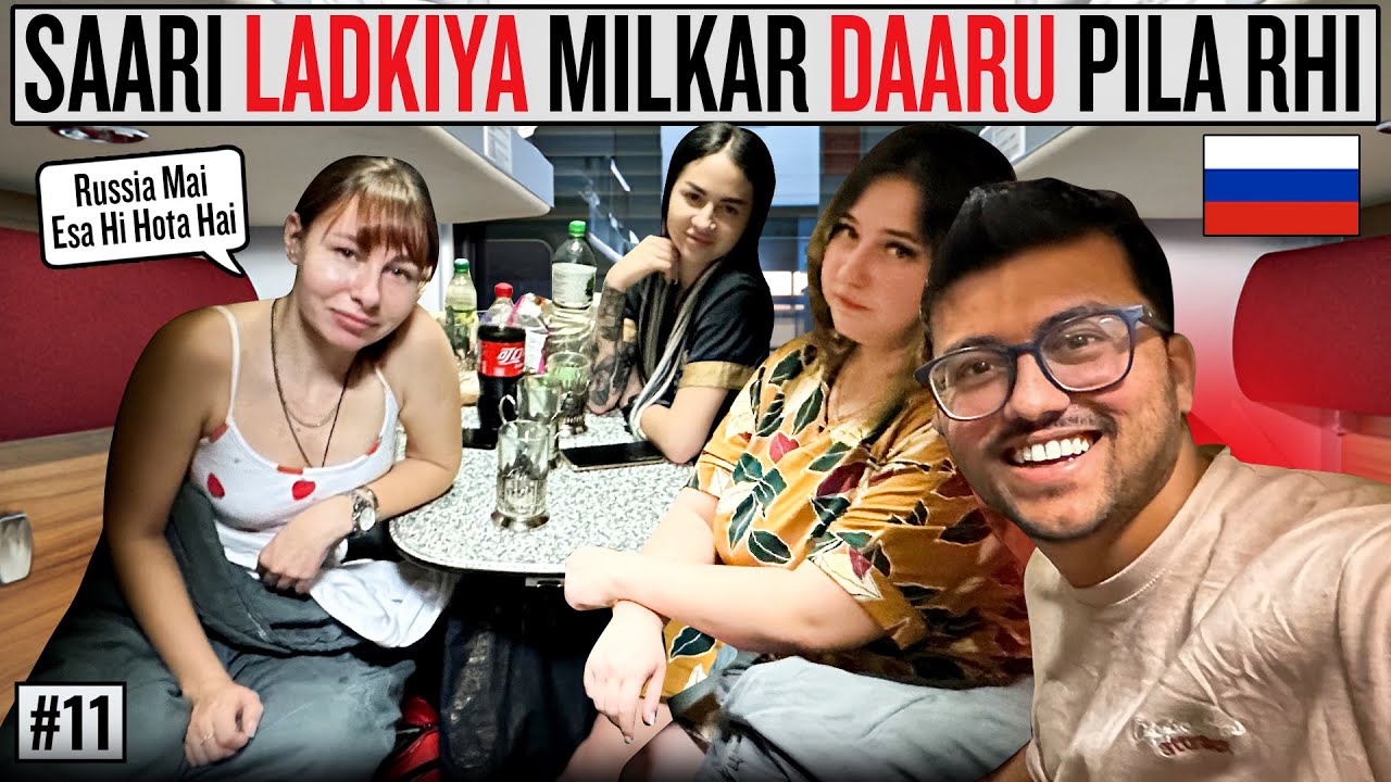TRAVELLING IN RUSSIA’S LONGEST TRAIN JOURNEY TO FAR EAST 🇷🇺