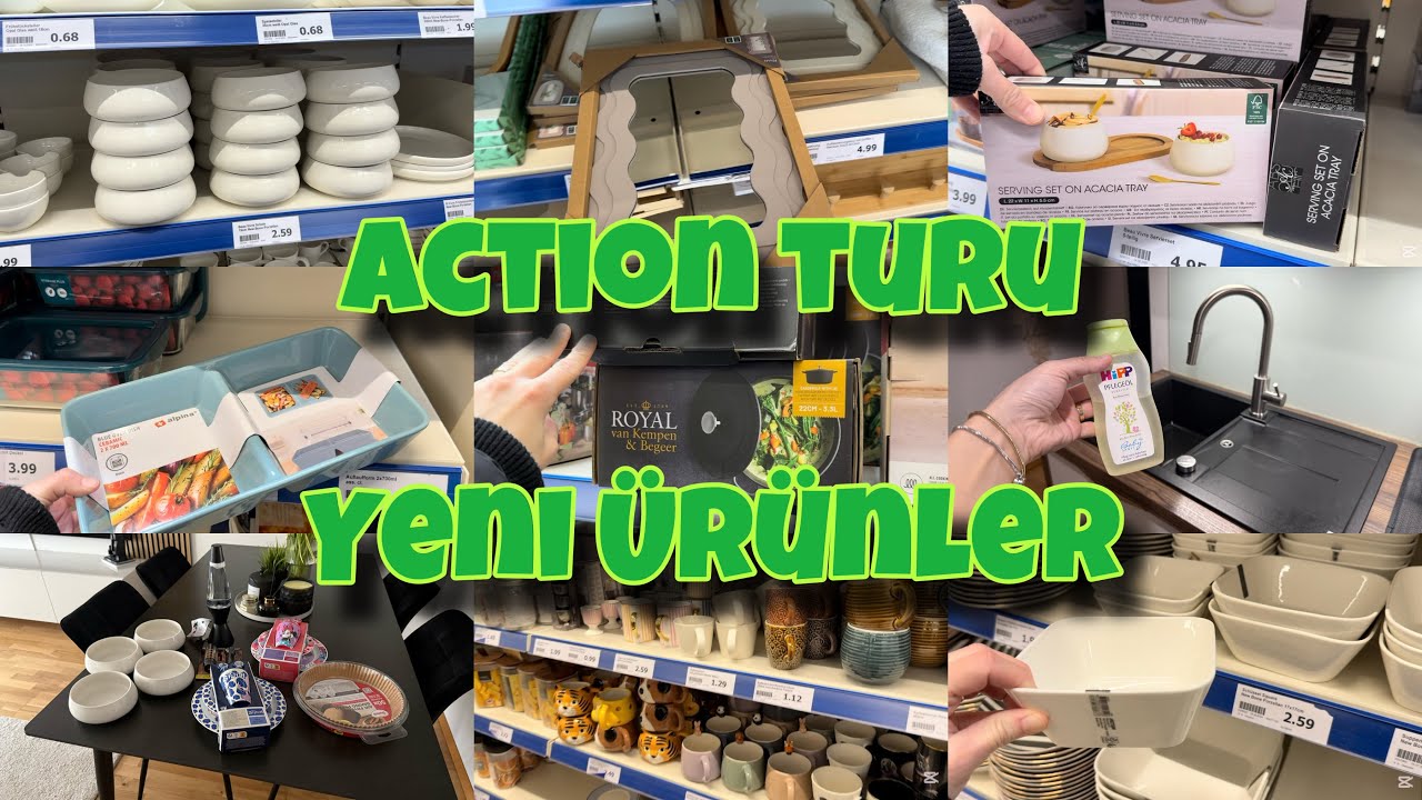 Action Turu | Bu Ürünleri Kacırmayın | Action Yeni Ürünler | Neler Aldım? | Günlük Rutin Temizlik