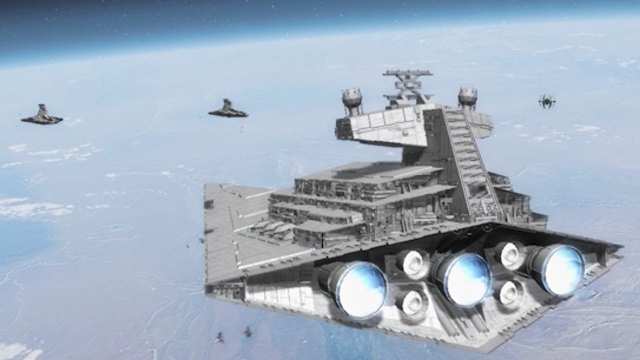 3 Servators vs 3 ISD - Star Wars: Empire At War Remake NPC Battle