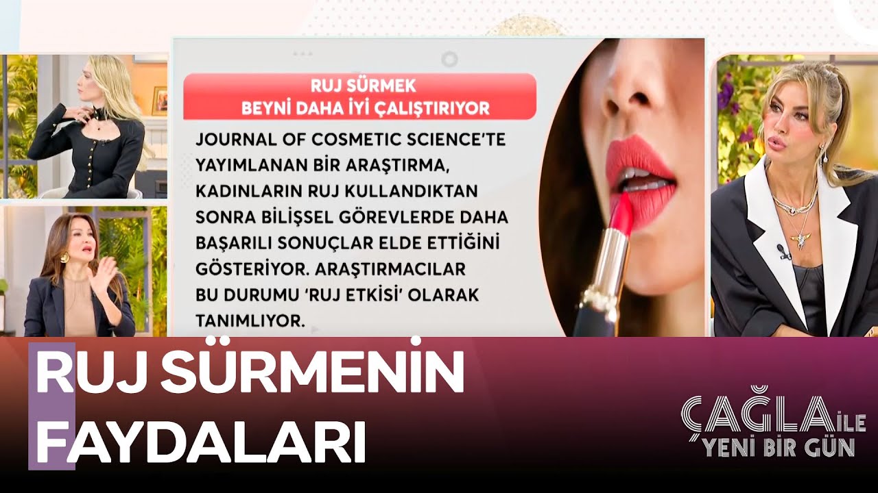 Ruj Sürmek Beyni Daha İyi Çalıştırıyor! - Çağla ile Yeni Bir Gün 1557. Bölüm