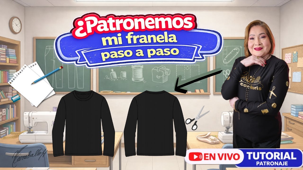 Patronaje basico de franela manga largas | Para principiantes