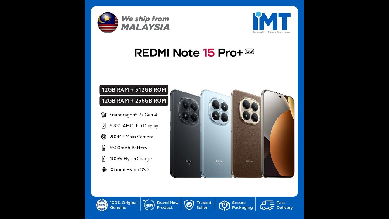 Redmi Note 15 Pro+ 5G Smartphone |