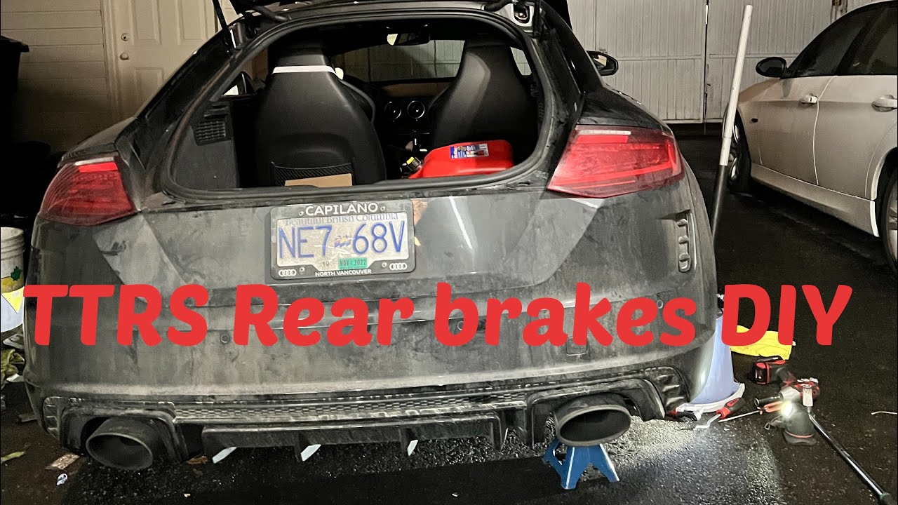 2019 TTRS Rear brakes DIY