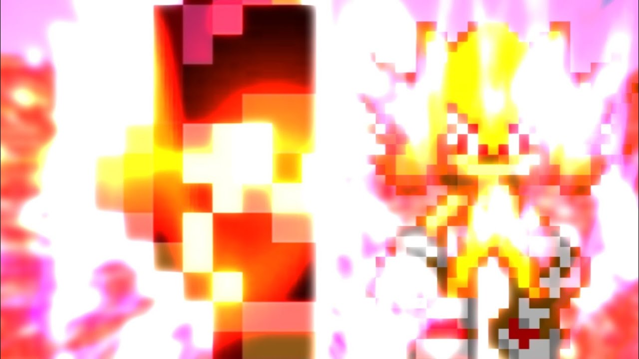 Devil Mario V.S Fleetway Sonic (Speed Animation)