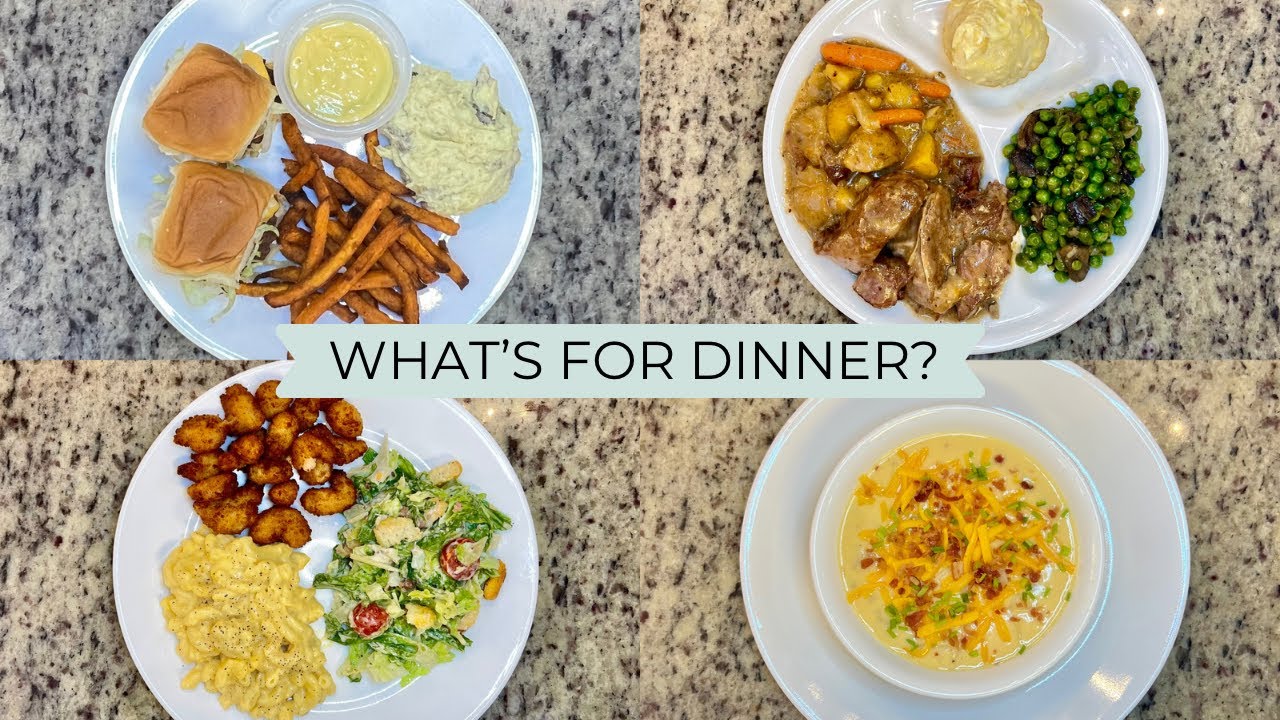 WHAT&rsquo;S FOR DINNER? | EASY & BUDGET FRIENDLY | REALISTIC WEEKNIGHT MEALS | DINNER INSPIRATION