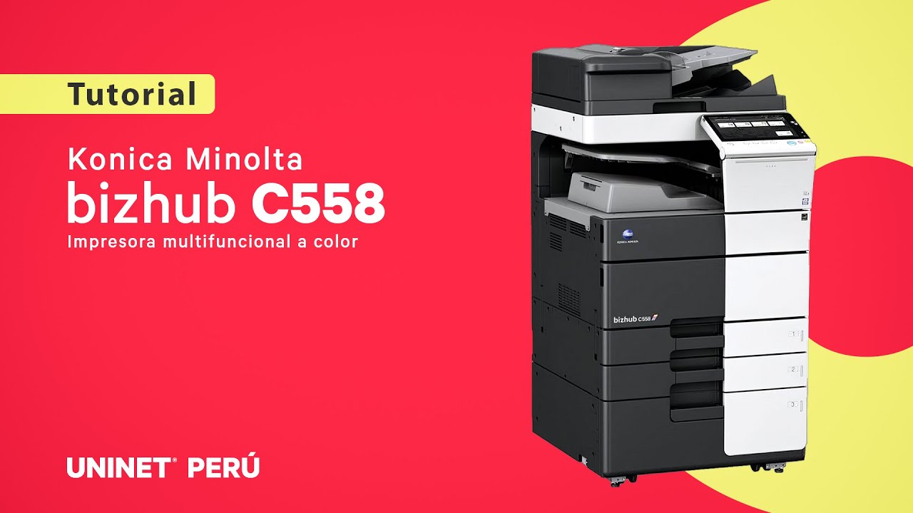 Tutorial Completo: Configura la Konica Minolta Bizhub C558 para Copias a Color y Blanco y Negro