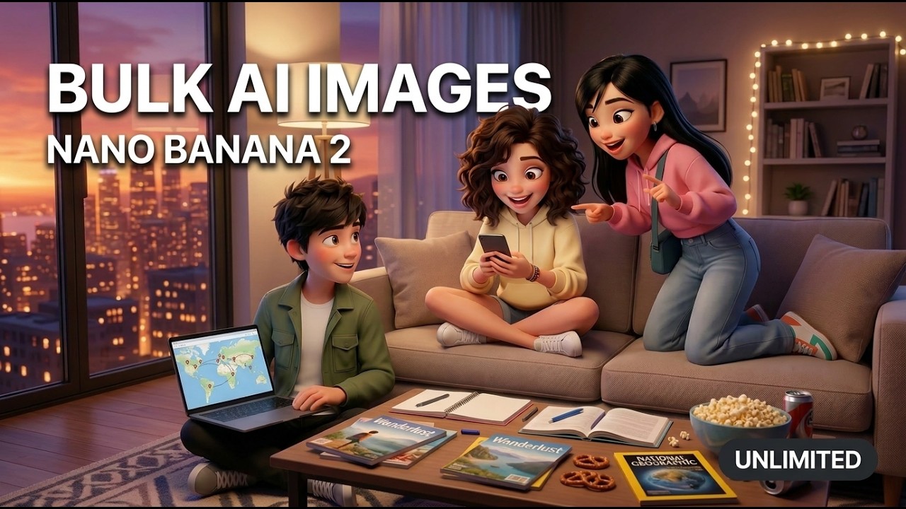 Создание большого количества изображений с помощью Domo AI (Nano Banana 2) | Неограниченное колич...
