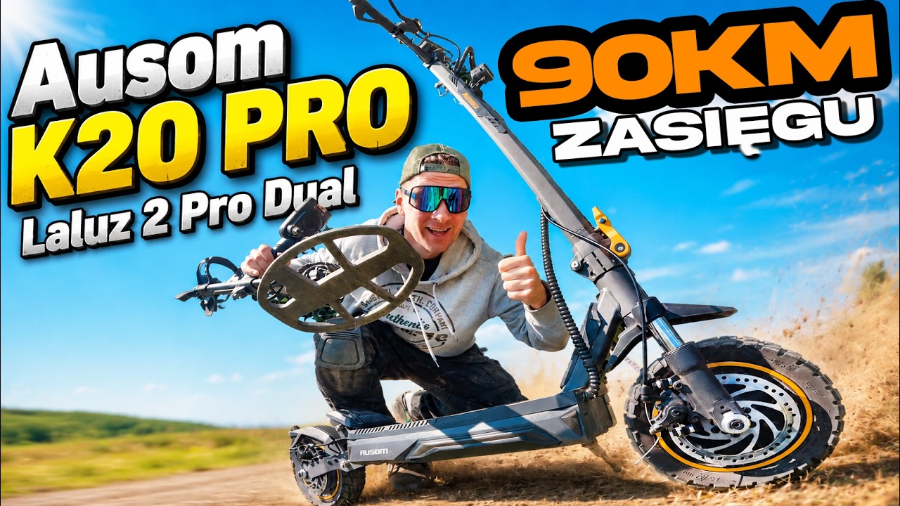AUSOM K20 PRO testuje zasięg i sprawdzam ile zarobię