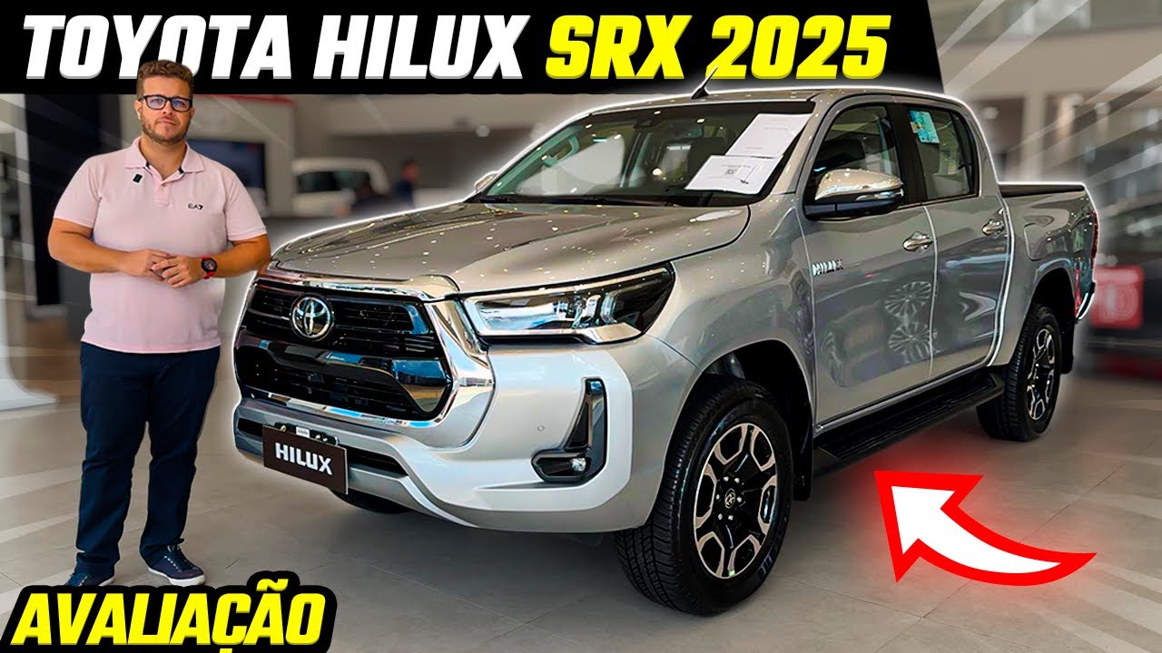 NOVA TOYOTA HILUX SRX 2025 - TODAS AS NOVIDADES