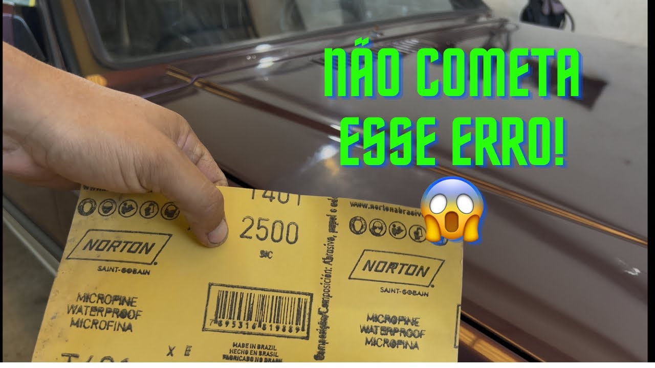 LIXAMENTO EM REPINTURA - SEM MISTÉRIOS! 