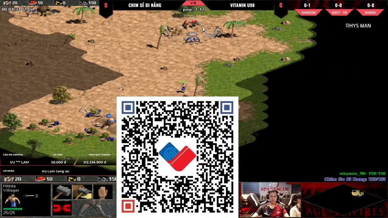 (Mãn Nhãn) Chim Sẻ Đi Nắng vs U98 | Lượt về | AOE League Summer 2024 #aoe #chimsedinang