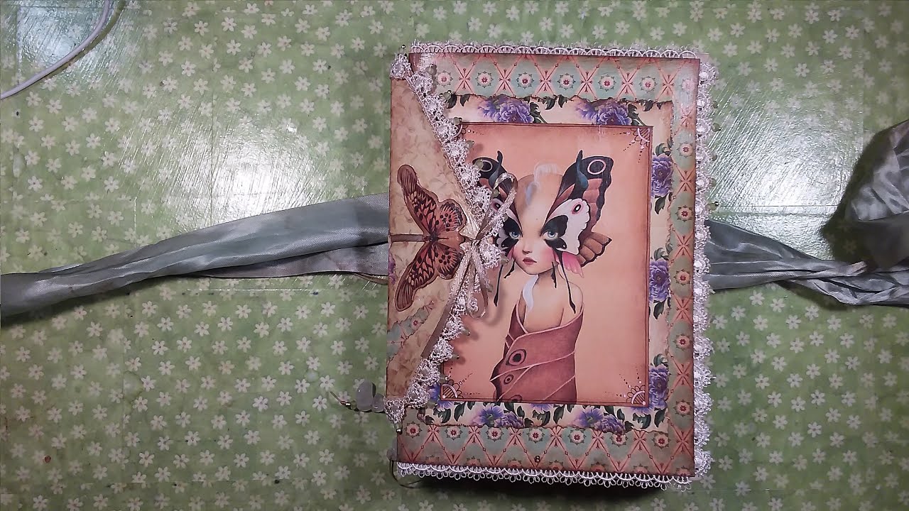 Journal Flip Through - Butterfly Girl envelope journal