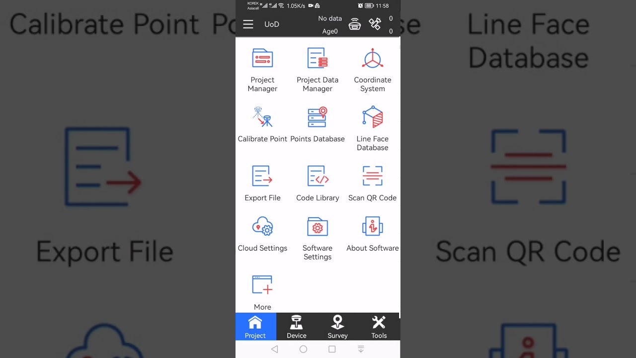 eSurvey GPS SurPad - how to use demo mode