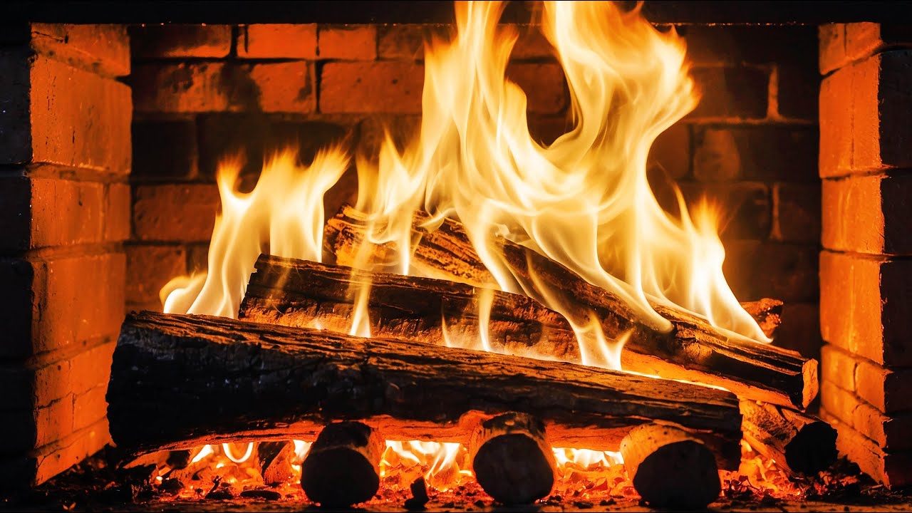 Rustic Hearth Ambience – Soothing Golden Fireplace Crackle for Meditation, Focus & Night Comfort