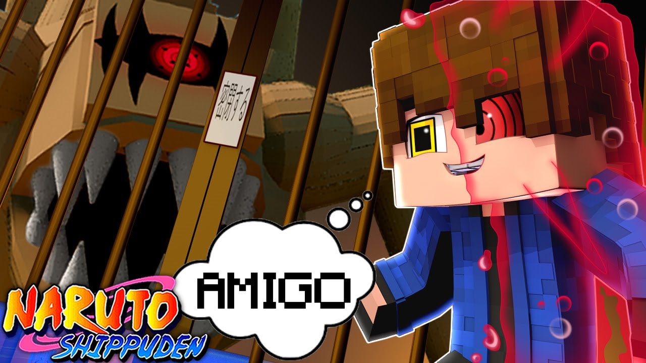 Minecraft : NARUTO Tails - TREVOR FAZ AMIZADE COM JUUBI A DEZ CAUDAS ! Ep 4