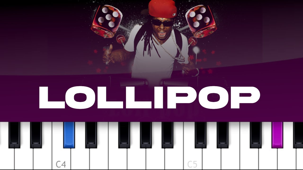 Lil Wayne - Lollipop (piano tutorial)