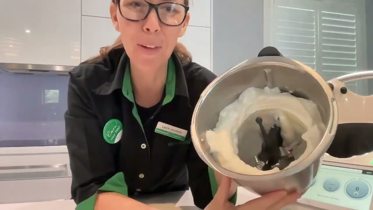 Thermomix Chocolate Mousse with egg white tips