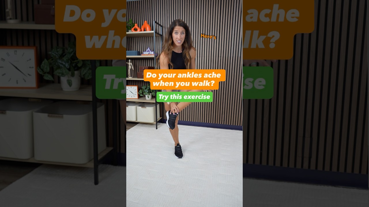 Ankle pain when walking? Try this fix