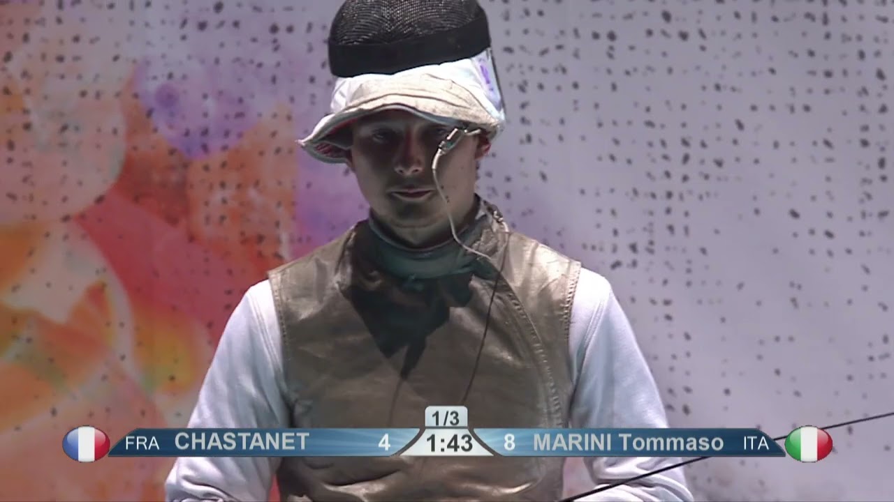 2022 741 T04 01 M F Individual Antalya TUR ZCH PODIUM MARINI ITA vs CHASTANET FRA